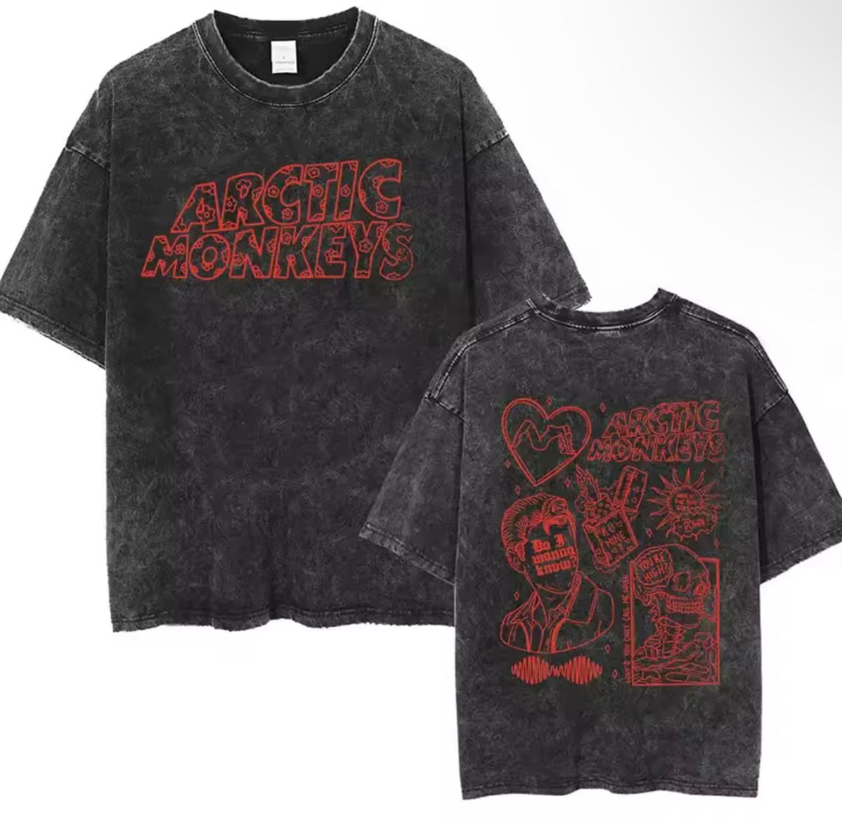 "Red Doodles" - Graphic t shirt